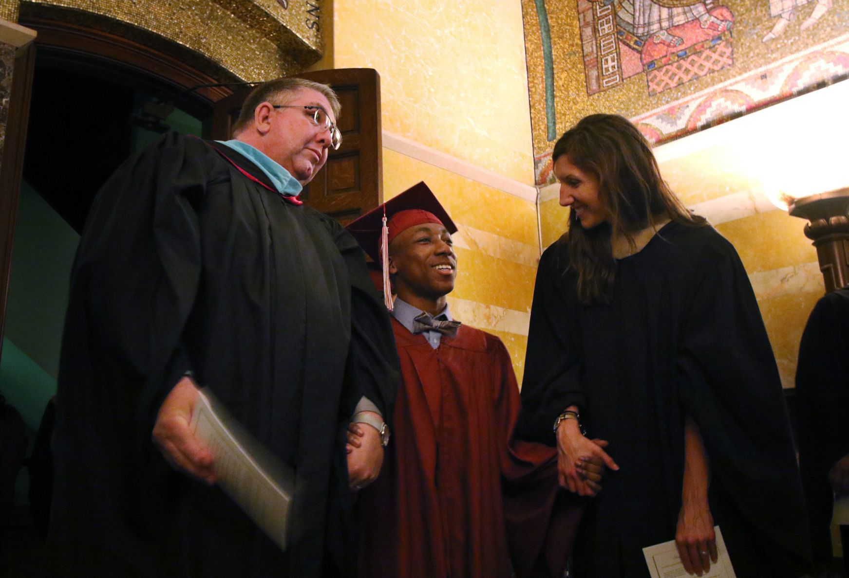 Brandon Gardner graduates from Trinity Catholic
